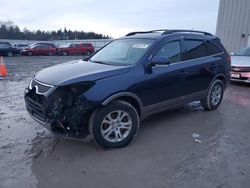 Salvage cars for sale at Franklin, WI auction: 2010 Hyundai Veracruz GLS