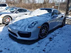 Salvage cars for sale at Marlboro, NY auction: 2017 Porsche 911 Turbo