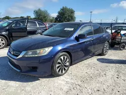 Salvage cars for sale at Apopka, FL auction: 2015 Honda Accord Hybrid EXL