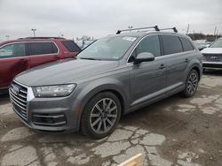 Salvage cars for sale at Indianapolis, IN auction: 2017 Audi Q7 Prestige