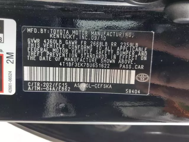 2011 Toyota Camry Base