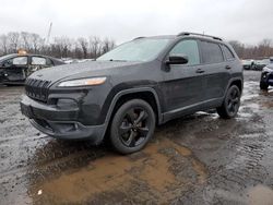 Salvage cars for sale at New Britain, CT auction: 2016 Jeep Cherokee Latitude