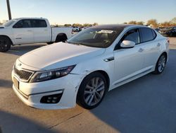 Salvage cars for sale at Grand Prairie, TX auction: 2015 KIA Optima SX