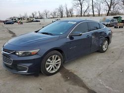 Chevrolet salvage cars for sale: 2016 Chevrolet Malibu LT