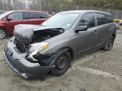 Salvage cars for sale from Copart Waldorf, MD: 2008 Toyota Corolla Matrix XR