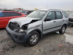 Salvage cars for sale at Cahokia Heights, IL auction: 2005 Honda CR-V LX