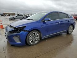 Salvage cars for sale from Copart Grand Prairie, TX: 2019 Hyundai Ioniq Limited