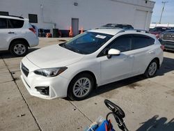 Salvage cars for sale at Farr West, UT auction: 2017 Subaru Impreza Premium Plus