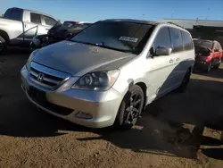 Salvage cars for sale at Brighton, CO auction: 2006 Honda Odyssey Touring