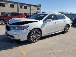 Acura rlx salvage cars for sale: 2018 Acura RLX Tech