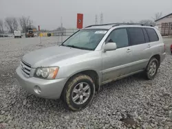 Salvage cars for sale at Barberton, OH auction: 2001 Toyota Highlander