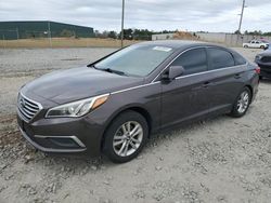 Salvage cars for sale at Tifton, GA auction: 2017 Hyundai Sonata SE