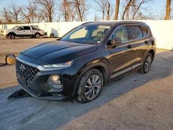 Salvage cars for sale at Bridgeton, MO auction: 2019 Hyundai Santa FE SEL