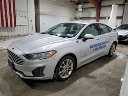 Salvage cars for sale from Copart Leroy, NY: 2019 Ford Fusion SE