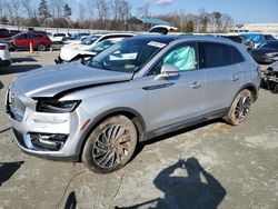 Salvage cars for sale at Spartanburg, SC auction: 2019 Lincoln Nautilus Reserve