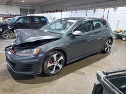 Salvage cars for sale at Candia, NH auction: 2017 Volkswagen GTI Sport