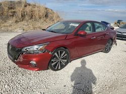 Salvage cars for sale at Taylor, TX auction: 2020 Nissan Altima Platinum