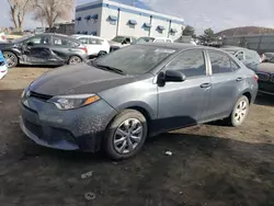 Salvage cars for sale at Albuquerque, NM auction: 2014 Toyota Corolla L