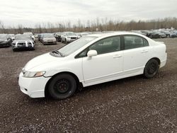 Salvage cars for sale at auction: 2010 Honda Civic LX-S