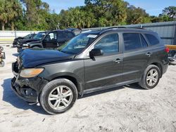 Salvage cars for sale from Copart Fort Pierce, FL: 2011 Hyundai Santa FE Limited