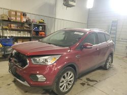 Salvage cars for sale from Copart Des Moines, IA: 2017 Ford Escape Titanium