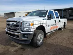 Salvage trucks for sale at Brighton, CO auction: 2016 Ford F350 Super Duty