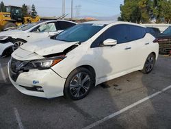 Salvage cars for sale at Rancho Cucamonga, CA auction: 2020 Nissan Leaf SL Plus