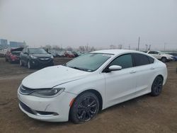 Salvage cars for sale at Des Moines, IA auction: 2016 Chrysler 200 Limited