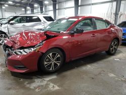 Salvage cars for sale at Ham Lake, MN auction: 2020 Nissan Sentra SV