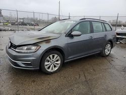 Salvage cars for sale at Moraine, OH auction: 2019 Volkswagen Golf Sportwagen S