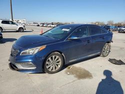 Salvage cars for sale at Grand Prairie, TX auction: 2015 Hyundai Sonata Sport