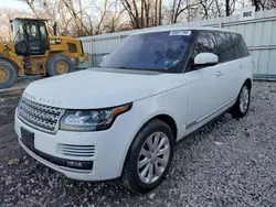 Land Rover salvage cars for sale: 2016 Land Rover Range Rover HSE