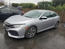 Salvage cars for sale at San Martin, CA auction: 2017 Honda Civic LX