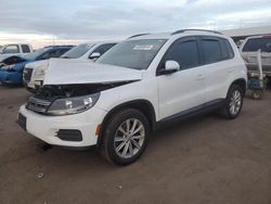 Volkswagen Tiguan Vehiculos salvage en venta: 2017 Volkswagen Tiguan S