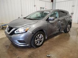 Salvage cars for sale at Franklin, WI auction: 2018 Nissan Murano S