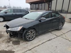 Vehiculos salvage en venta de Copart Fort Wayne, IN: 2019 Hyundai Elantra SEL