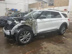 Salvage cars for sale at Ham Lake, MN auction: 2022 Ford Explorer XLT