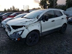 Salvage cars for sale from Copart Graham, WA: 2021 Ford Ecosport SES