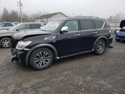 Salvage cars for sale at York Haven, PA auction: 2019 Nissan Armada SV