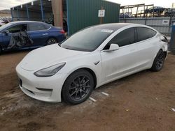 Salvage cars for sale at Colorado Springs, CO auction: 2020 Tesla Model 3