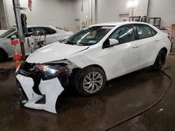 Salvage cars for sale at New Britain, CT auction: 2019 Toyota Corolla L