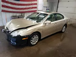 Salvage cars for sale at Lyman, ME auction: 2004 Lexus ES 330