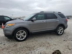 Salvage cars for sale at Houston, TX auction: 2014 Ford Explorer Limited