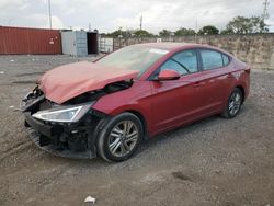 Carros salvage para piezas a la venta en subasta: 2020 Hyundai Elantra SEL