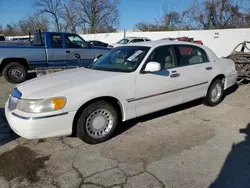 Salvage cars for sale at Bridgeton, MO auction: 2000 Lincoln Town Car Executive