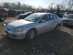 Salvage cars for sale from Copart Chalfont, PA: 2006 Honda Accord SE