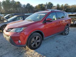 Salvage cars for sale at Mendon, MA auction: 2015 Toyota Rav4 XLE