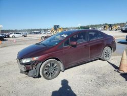 Honda Civic salvage cars for sale: 2015 Honda Civic EX