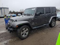 Salvage SUVs for sale at auction: 2016 Jeep Wrangler Unlimited Sahara