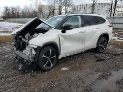 Salvage cars for sale from Copart Central Square, NY: 2021 Toyota Highlander XSE